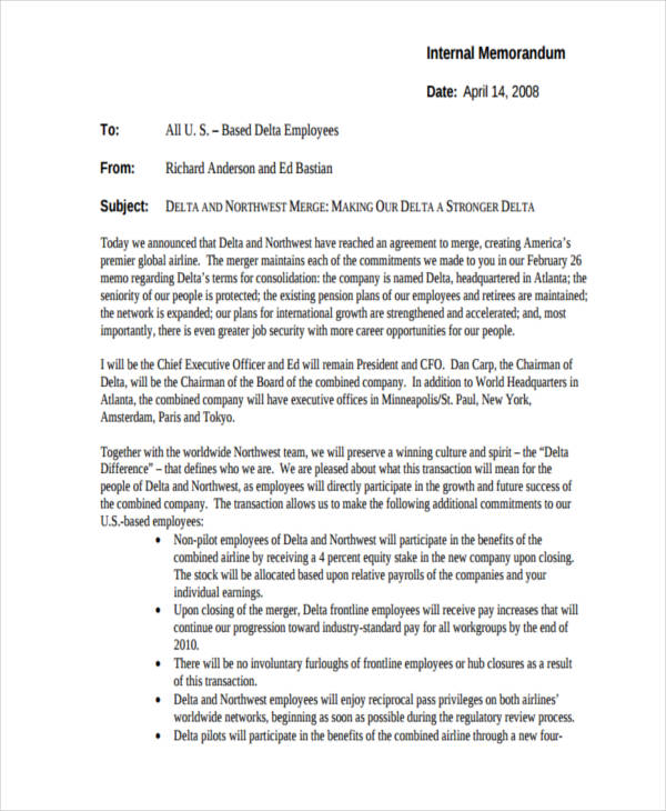 Company Memo 17+ Examples, Format, How to Make, Pdf