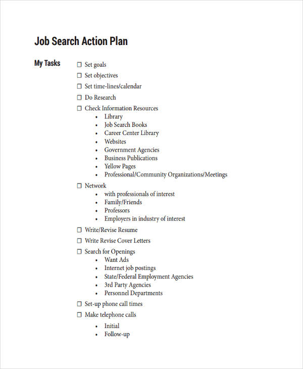 Job Plan 7+ Examples, Format, Pdf Examples