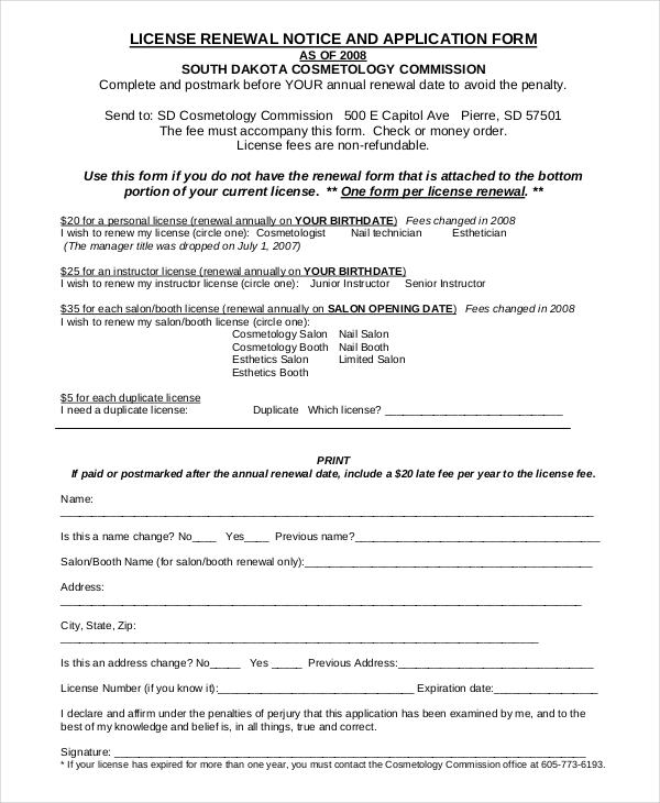 Renewal Notice 8+ Examples, Format, Pdf Examples