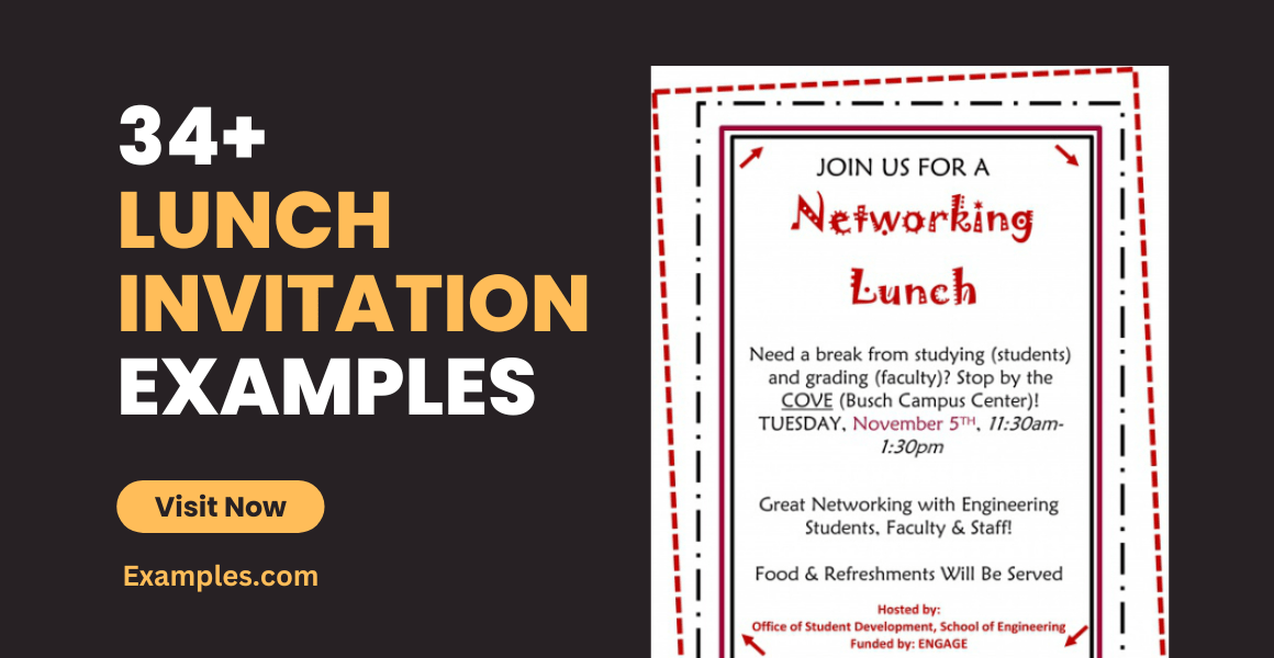Casual Dinner Invitation Template