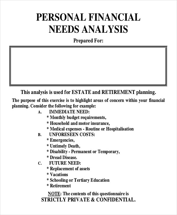 Financial Analysis 34+ Examples, Format, Pdf