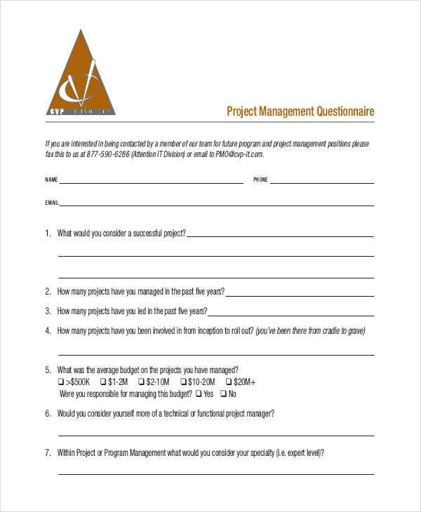 Dissertation Questionnaire 8+ Examples, Format, Pdf Examples