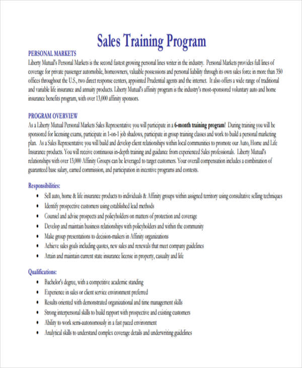 Training Program 20+ Examples, Design, PSD, Word, Pages, Google Docs