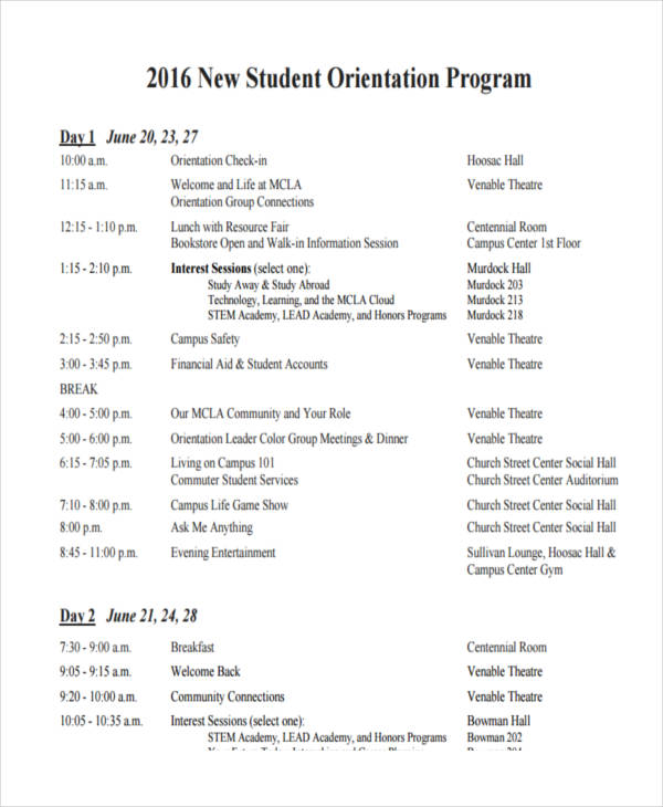 Program 32+ Examples, Format, Pdf