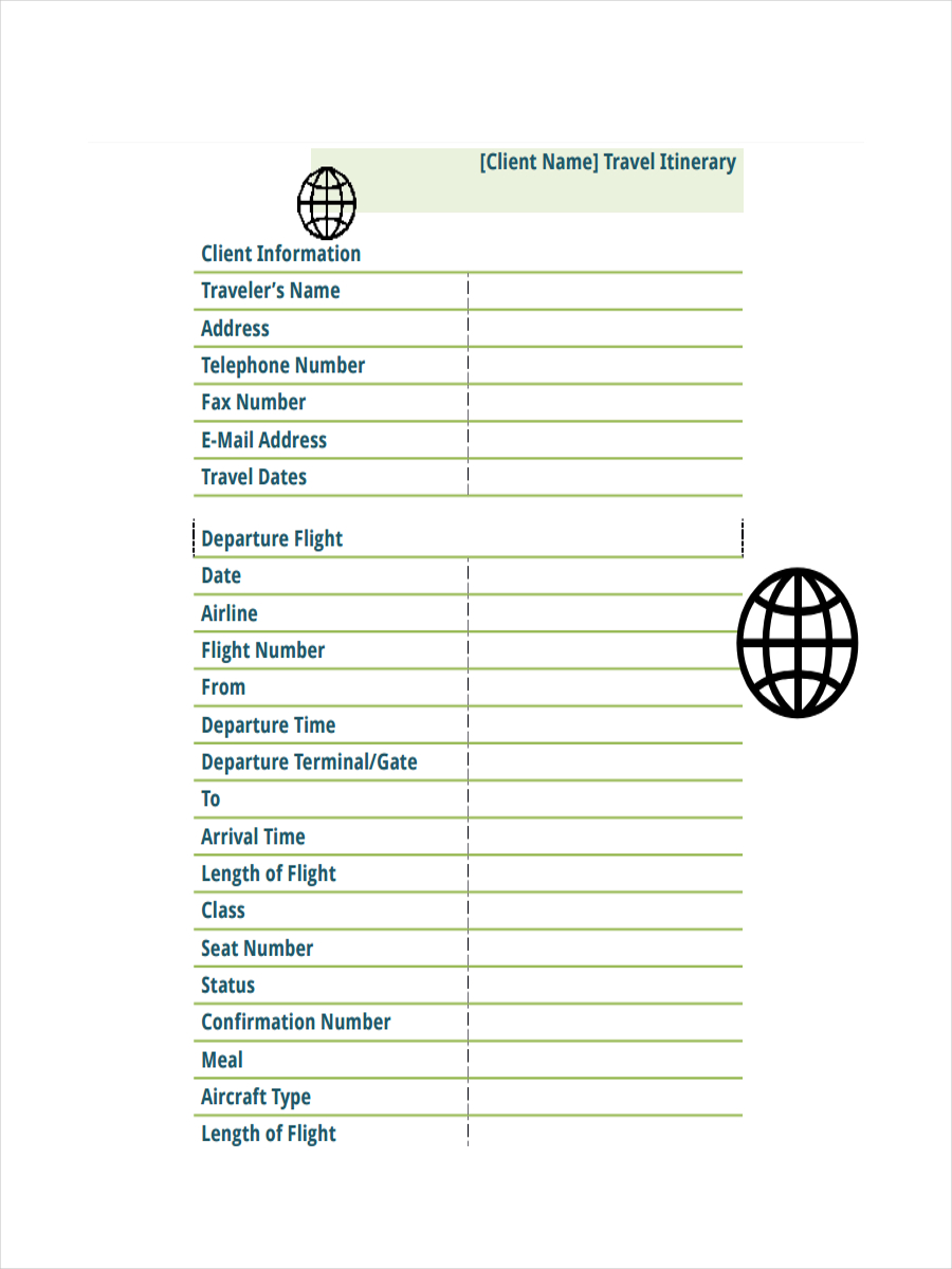 Travel Schedule 6+ Examples, Google Docs, Pages, Word, How to Produce