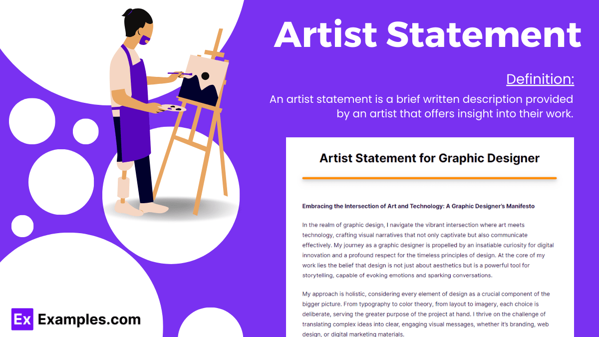 25+ Artist Statement Examples to Download