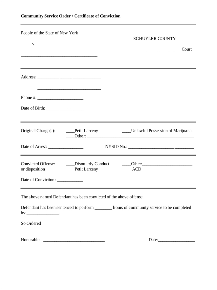 Service Order 8+ Examples, Format, Pdf Examples