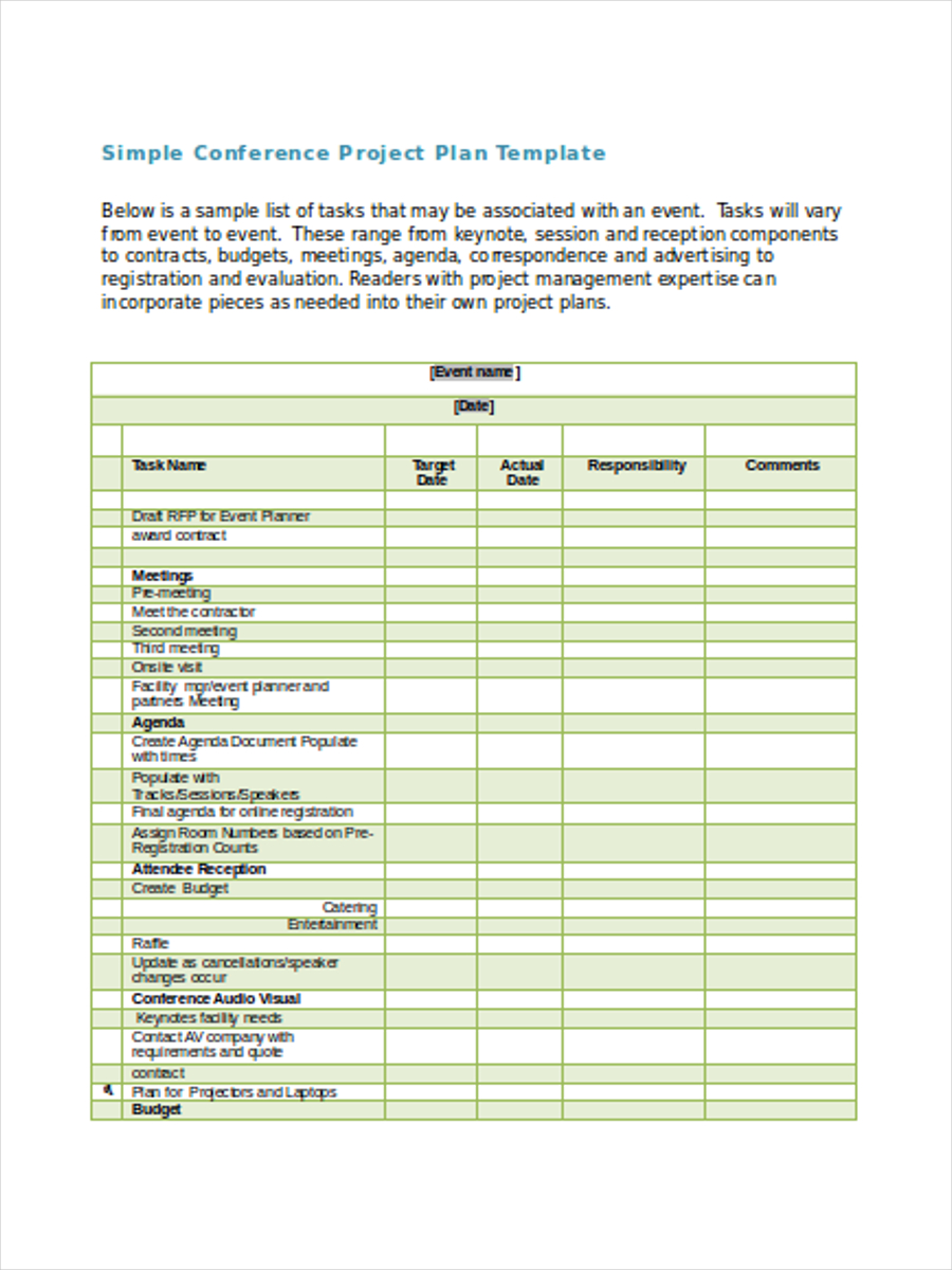 Conference Schedule Examples 10+ Samples in PDF DOC Google Docs