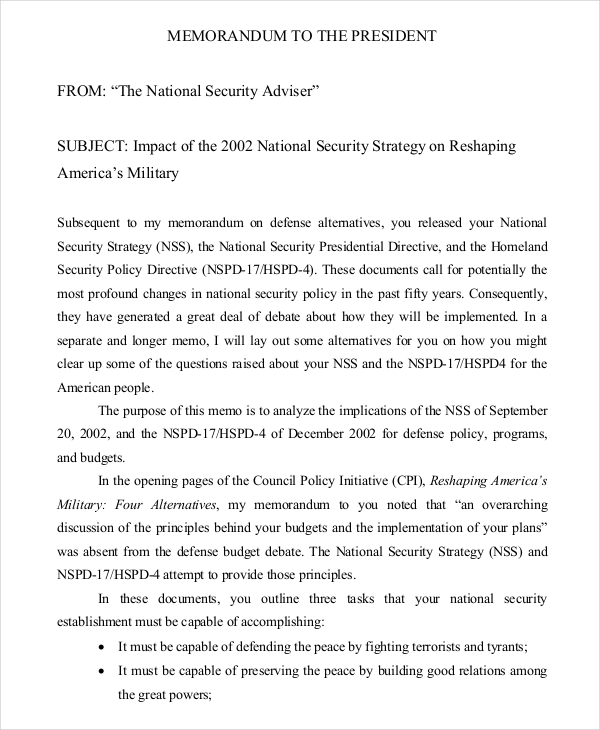 Strategy Memo 11+ Examples, Format, Docs, Word, Pages, Pdf