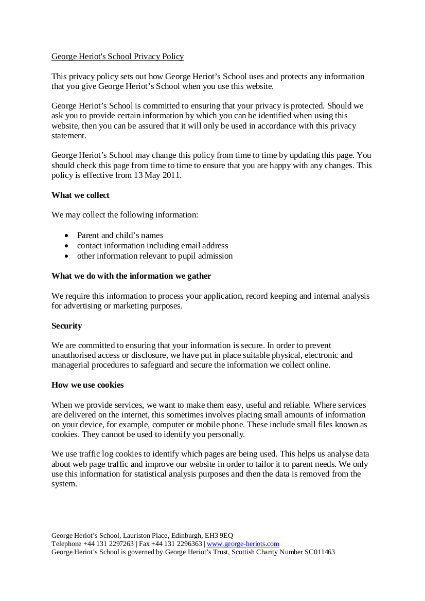 FREE 18+ Privacy Policy Examples in PDF Google Docs Pages Word