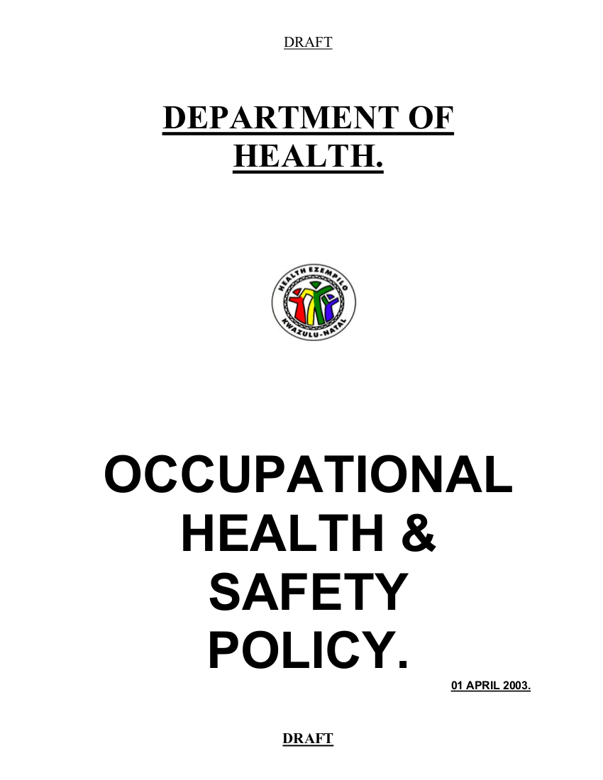HealthSafety Policy 23+ Examples, Format, Pdf Examples