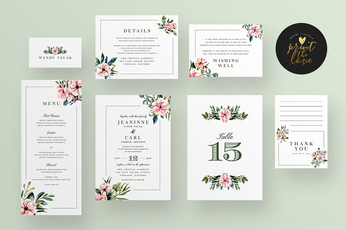 FREE 15+ Garden Wedding Invitation Designs & Examples in PSD AI EPS Vector Examples