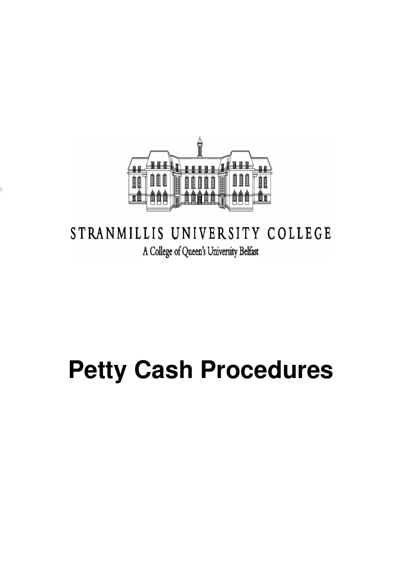 Petty Cash Procedure