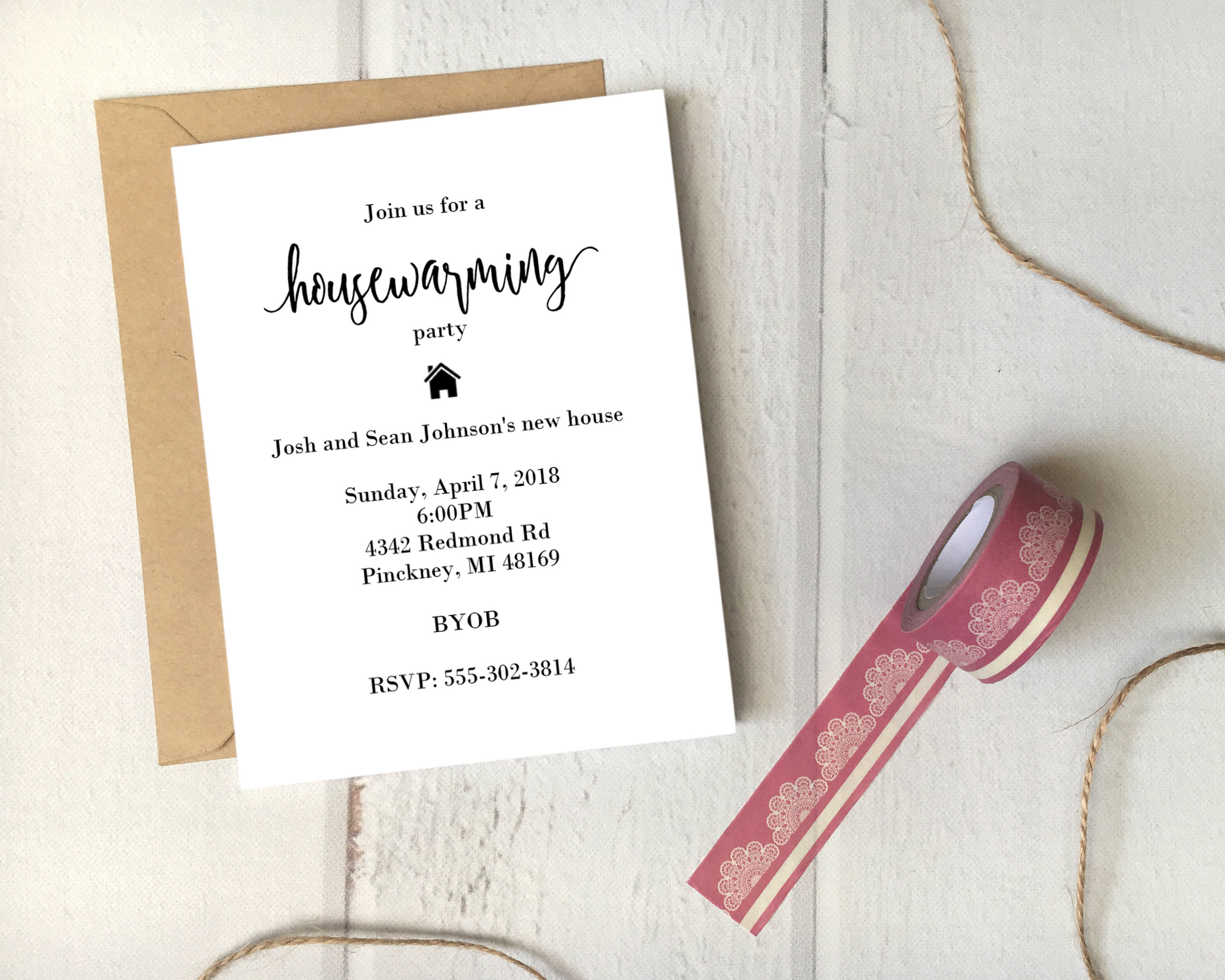 FREE 23+ Housewarming Invitation Designs & Examples in Publisher Word