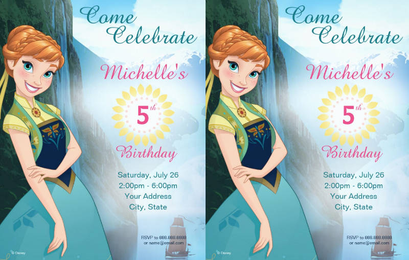 Frozen Birthday Invitation 16+ Examples