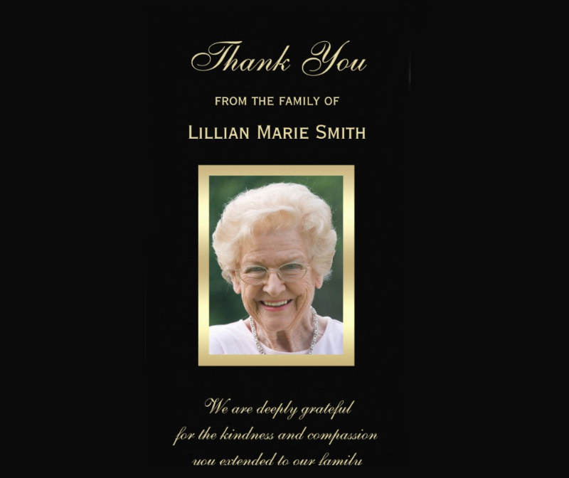 Memorial Thank You Card 11+ Examples, Word, pages, Tips