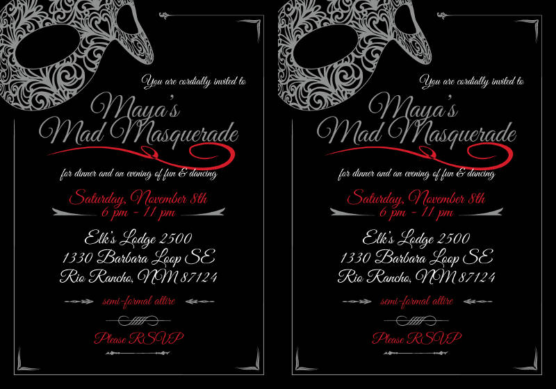 FREE 12+ Masquerade Birthday Invitation Designs & Examples in PSD AI