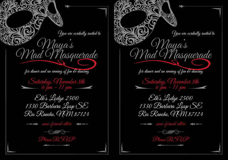 FREE 12+ Masquerade Birthday Invitation Designs & Examples in PSD AI