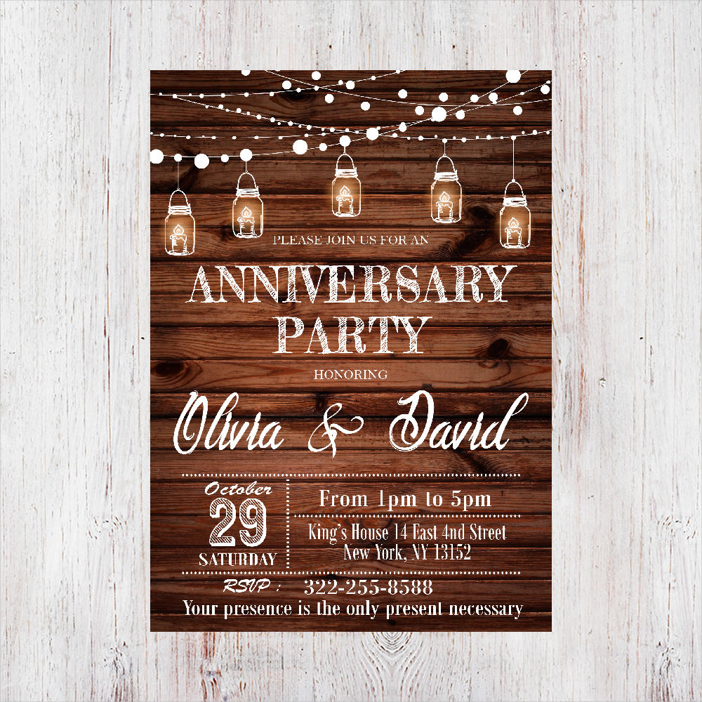 18+ Anniversary Party Invitation Designs & Examples PSD, AI, Vector