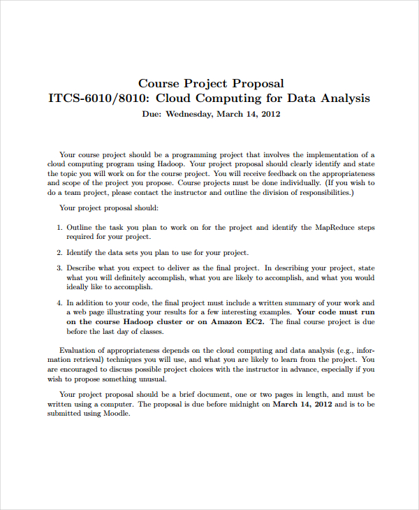 FREE 10+ Course Proposal Examples in PDF Examples