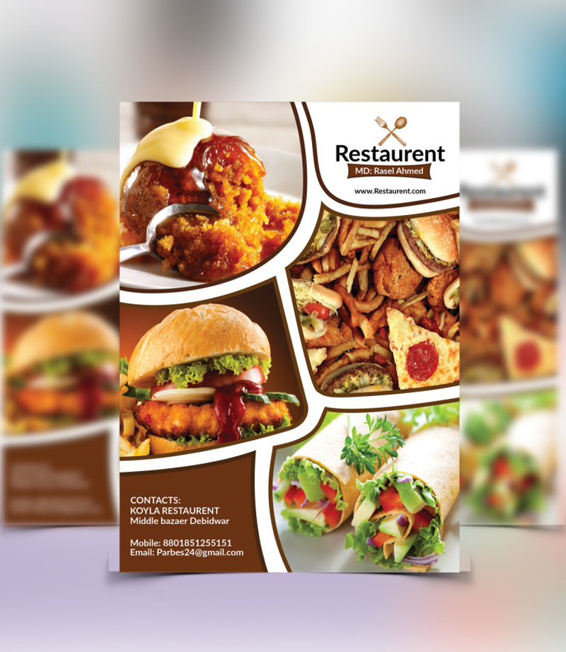 24+ Restaurant Flyer Designs in Word PSD AI EPS Vector