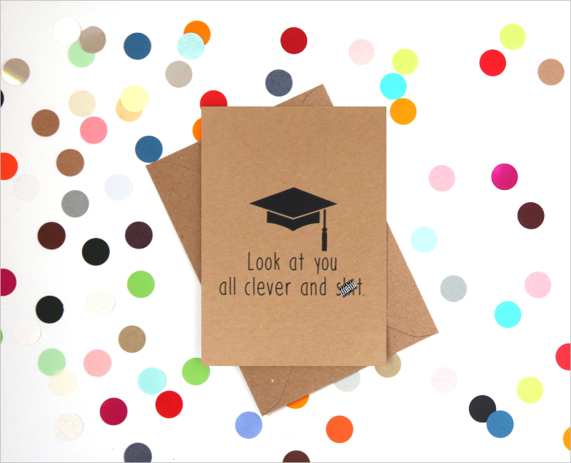 Graduation Greeting Card 15+ Examples