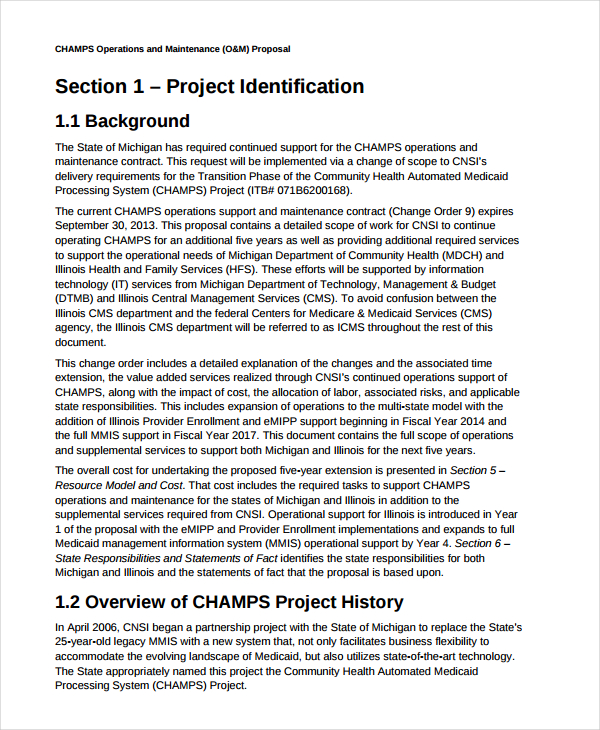 Maintenance Proposal 23+ Examples, Format, How To Make, Pdf