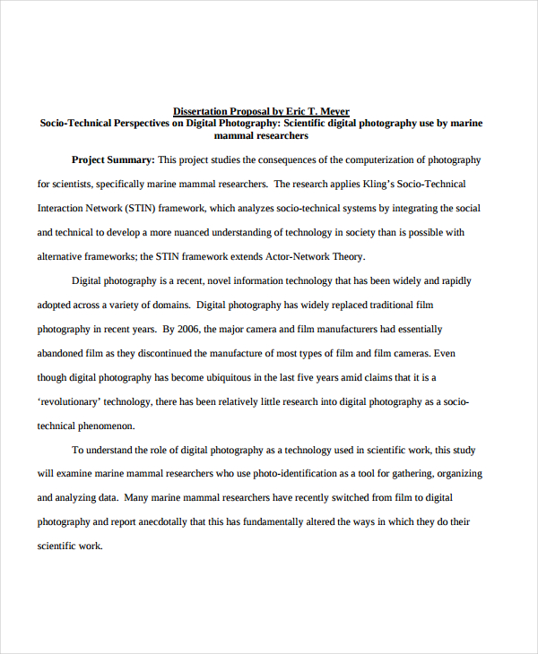 14+ Photography Proposal Examples in PDF MS Word PSD AI Pages