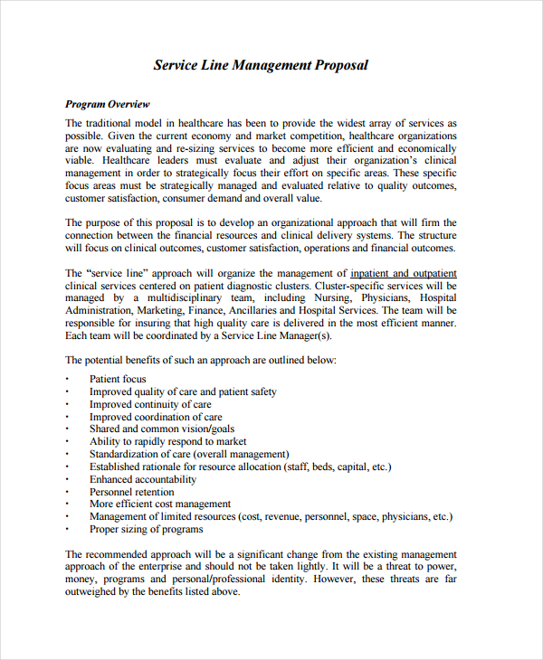 Management Proposal 15+ Examples, Format, How to Create, Pdf