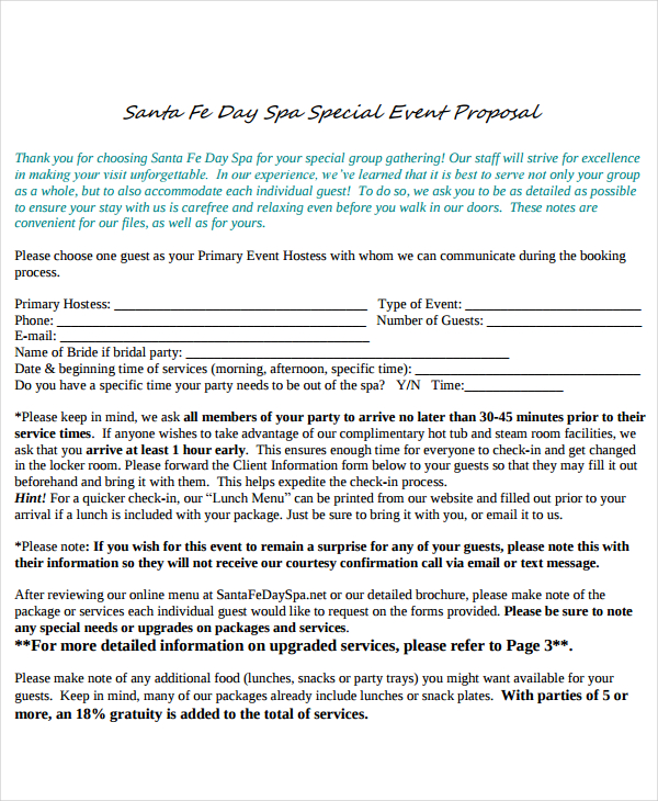 Event Proposal 50+ Examples, Format, PDF, Tips