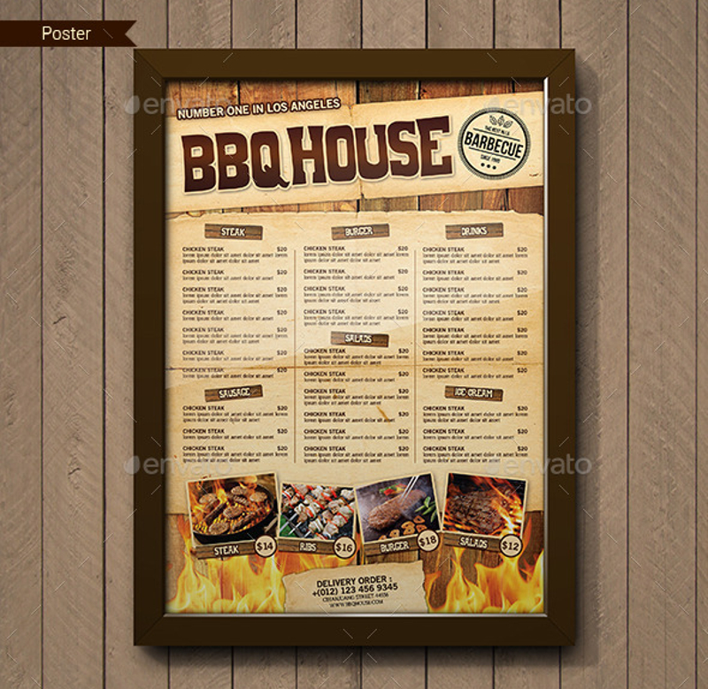 Barbecue Menu 12+ Examples, How to Organize