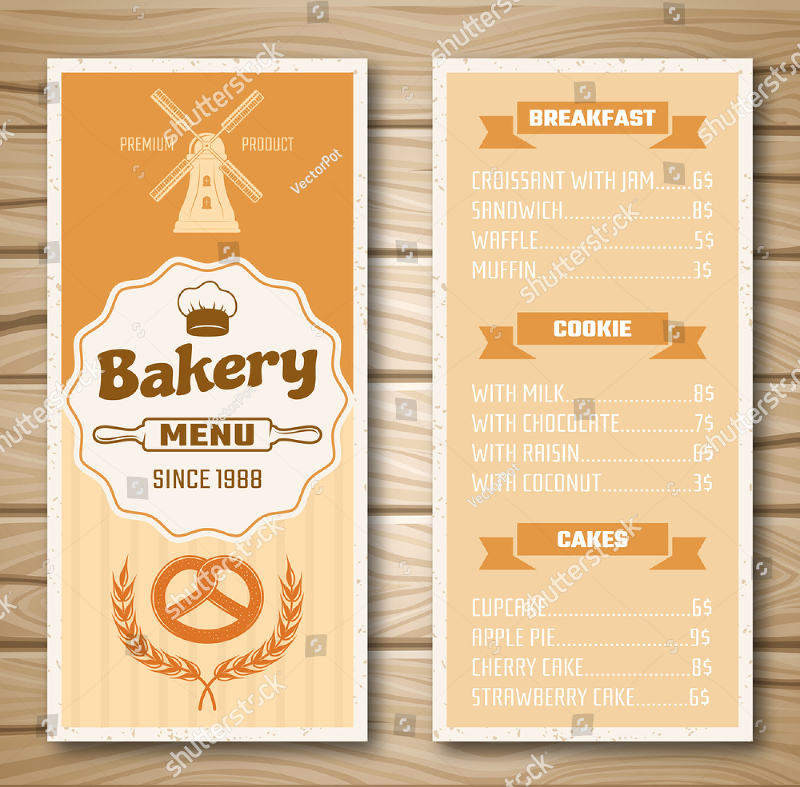 Examples Examples of Bakery Menu Format, Sample Examples