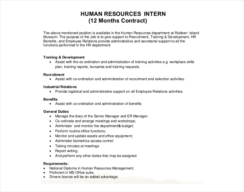 HR Contract 8+ Examples, Format, How to Develop, Pdf