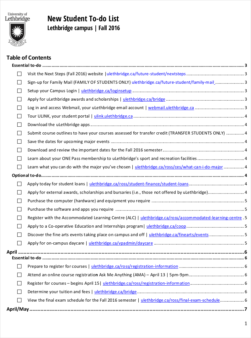 new student to do checklist1