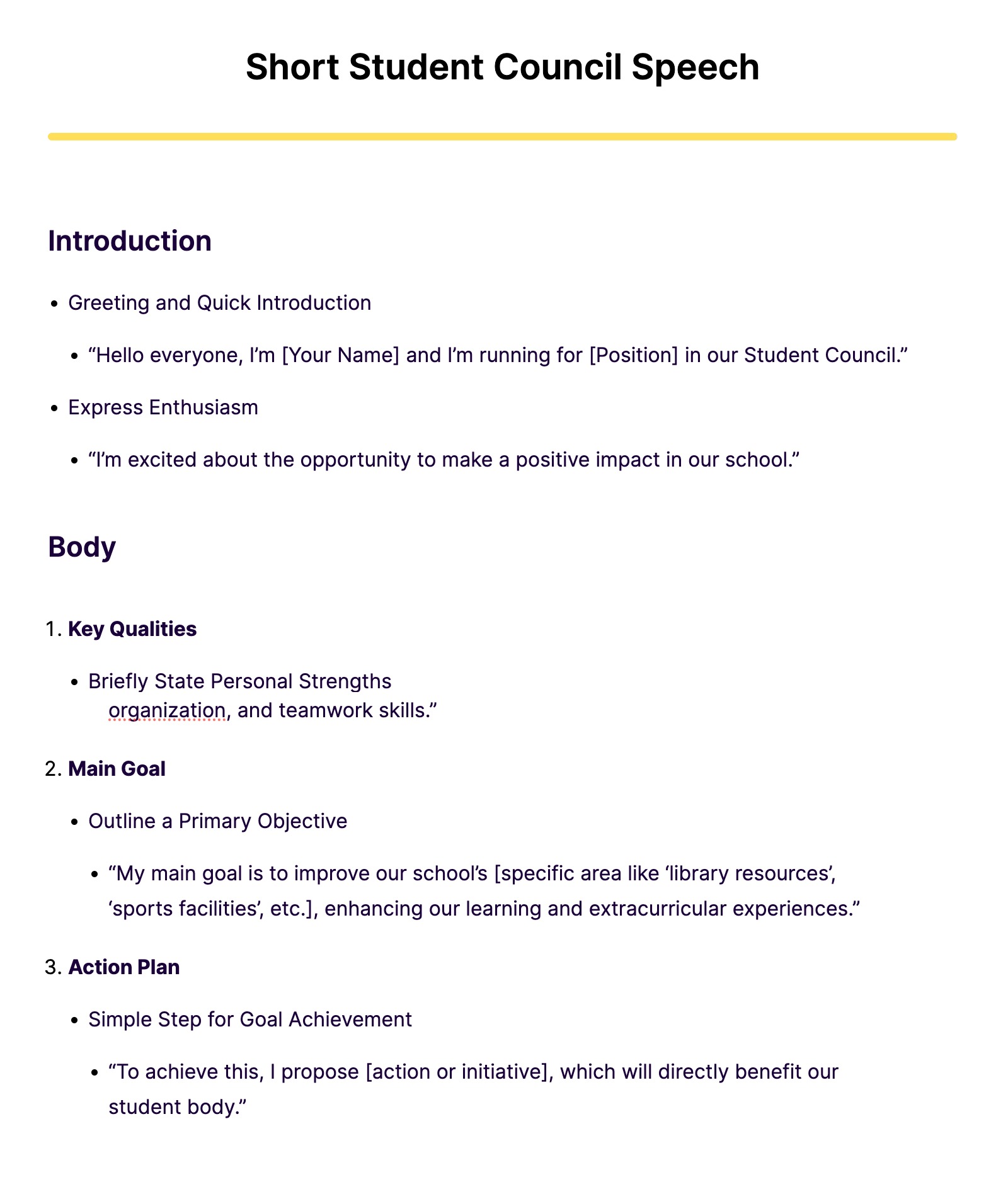 6+ Student Council Speech Examples in PDF Examples