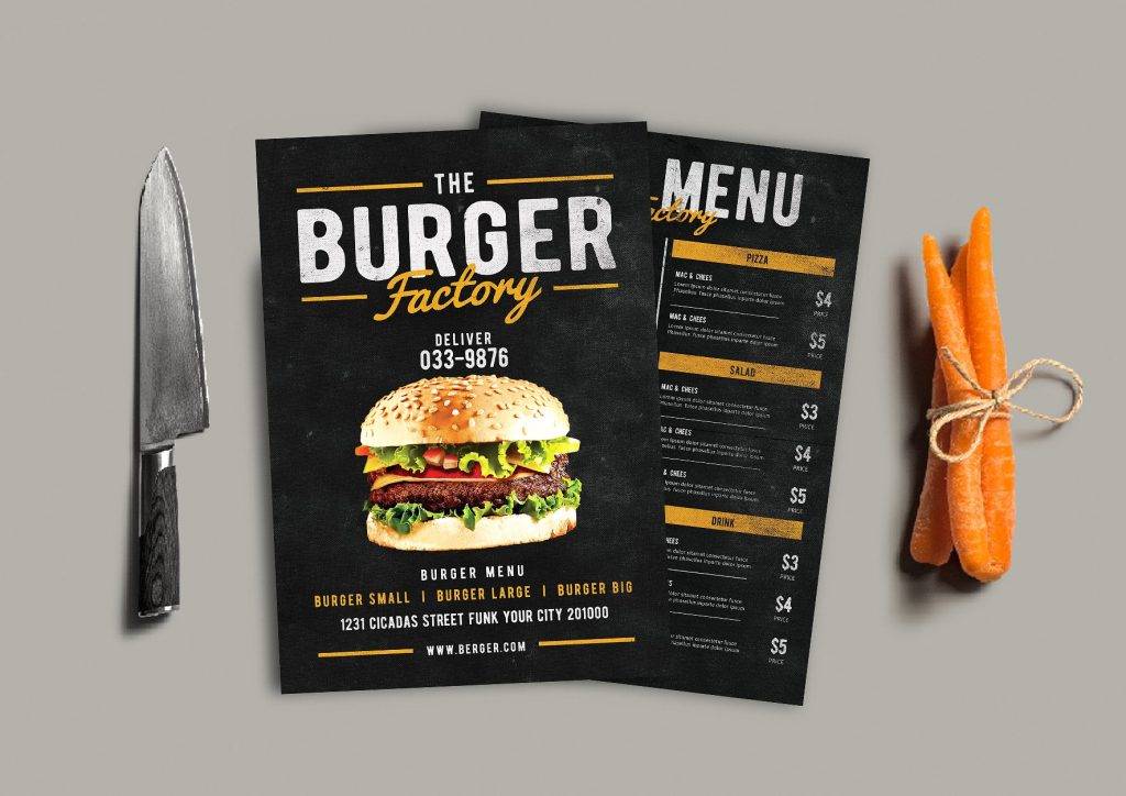 Burger Menu 34+ Examples, Illustrator, Word, Pages,