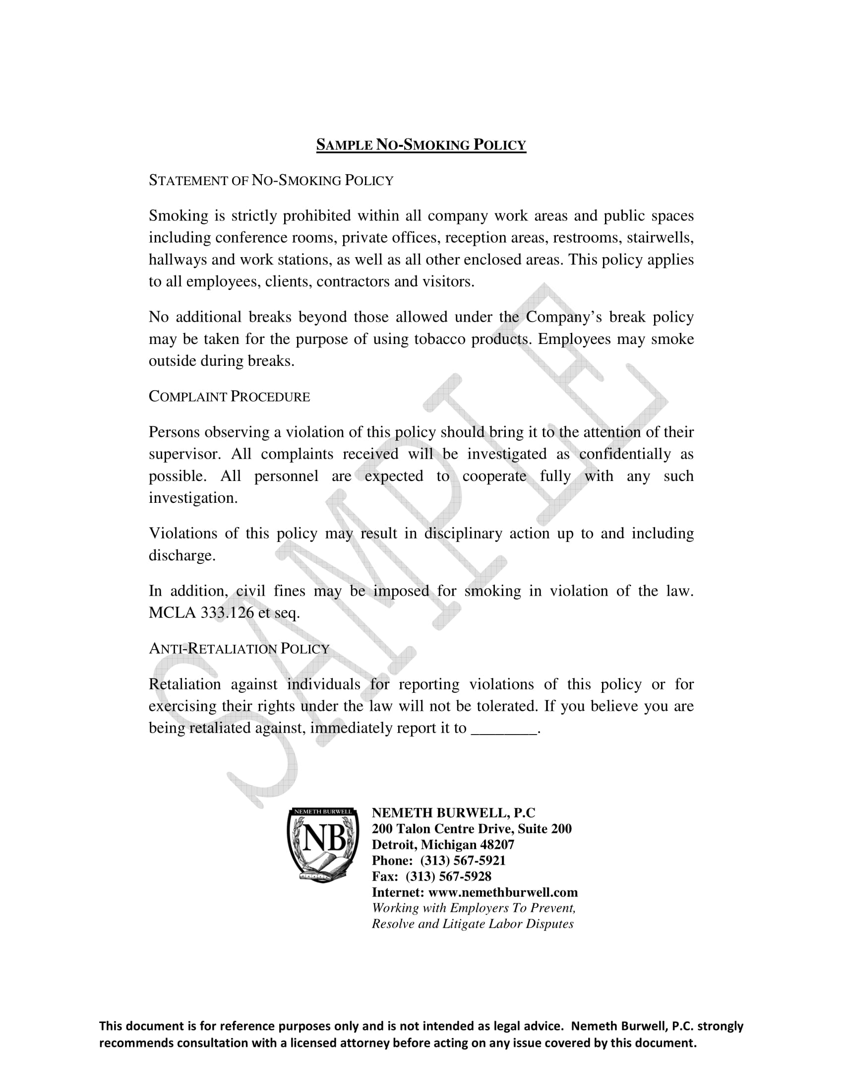 Smoking Policy 10+ Examples, Format, How to Develop, Pdf