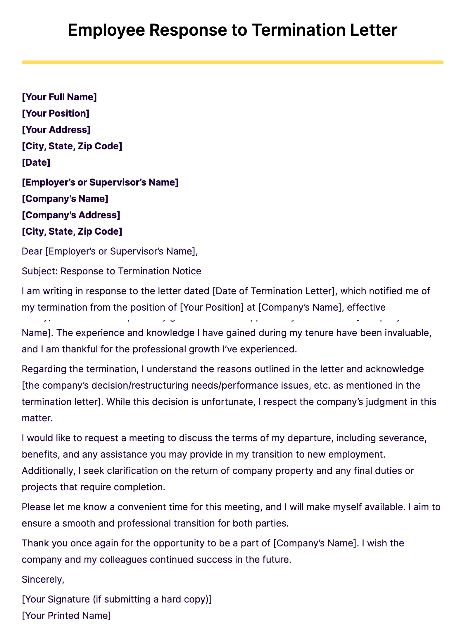 Employee Termination Letter 17+ Examples, Format, Pdf, Tips