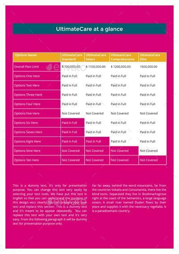 Insurance Brochure 22+ Examples, Word, Pages