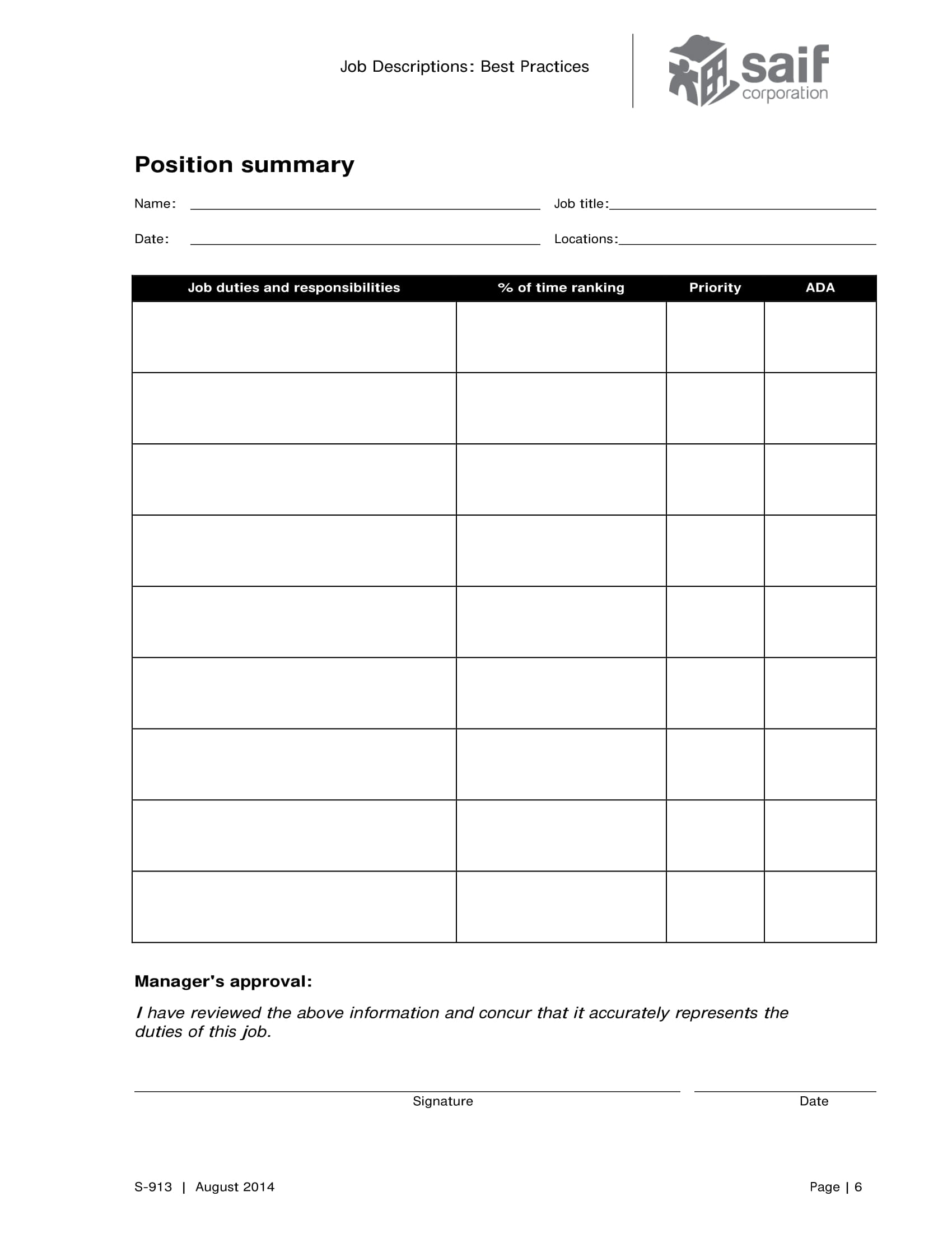 Job Summary 10+ Examples, Format, Pdf, Tips