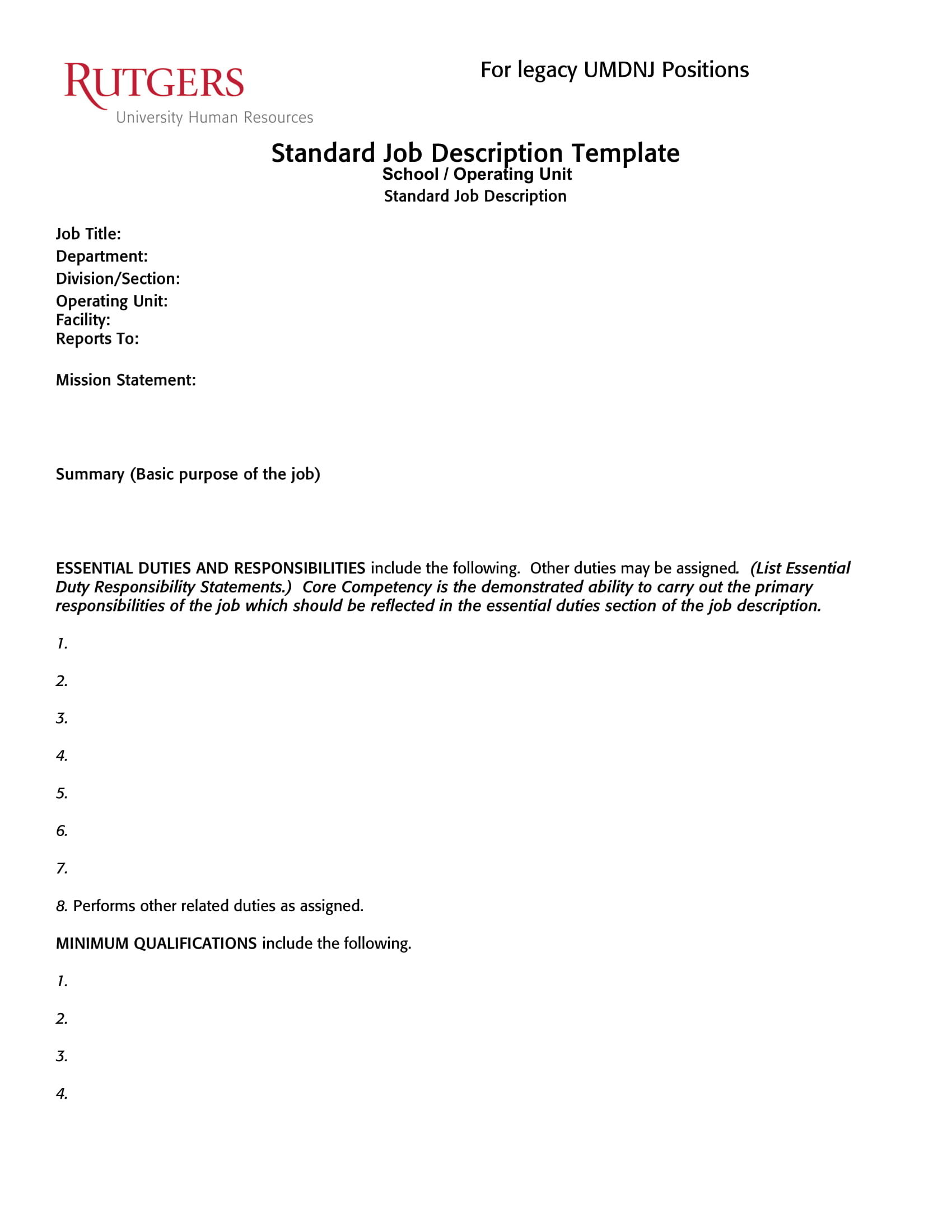 Job Summary 10+ Examples, Format, Pdf, Tips