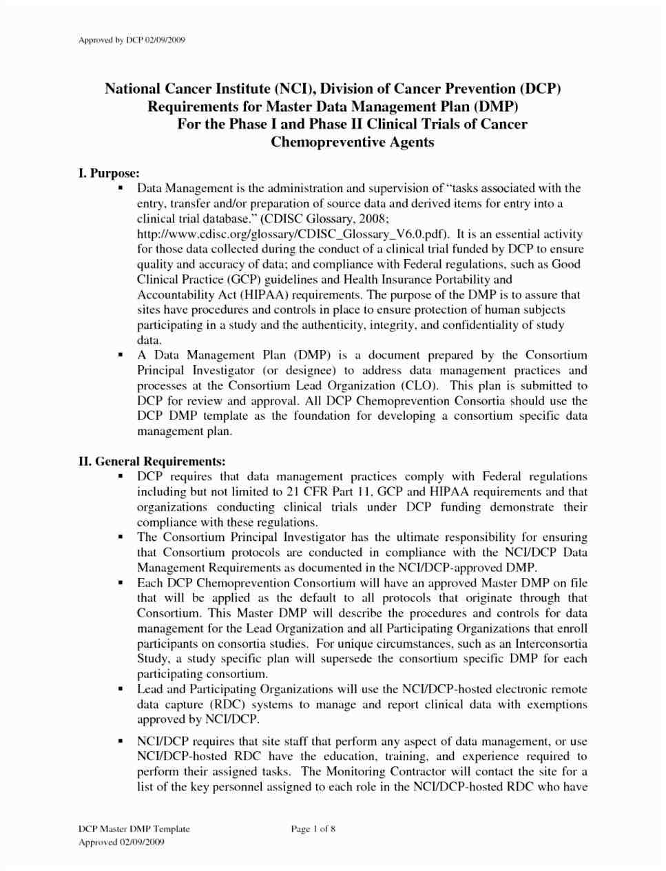 Data Management Plan 15+ Examples, Format, Pdf