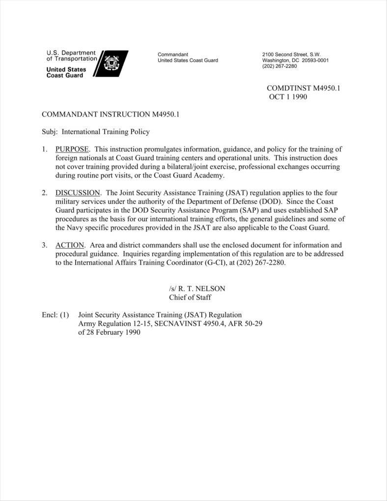 Training Document Template HQ Printable Documents