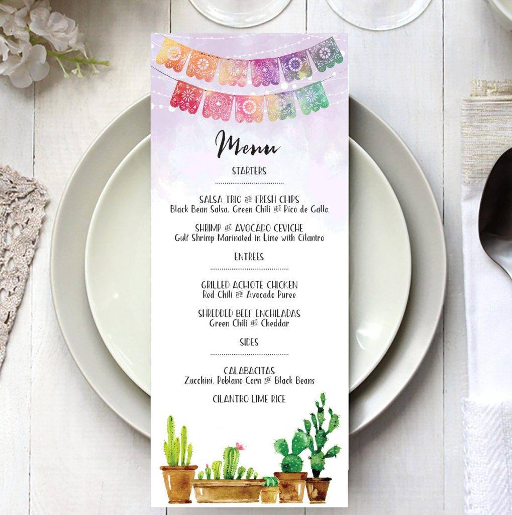 Event Menu Examples, Format, Pdf Examples