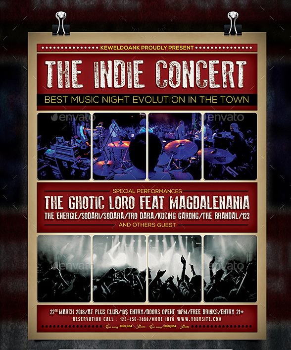 Concert Poster 14+ Examples