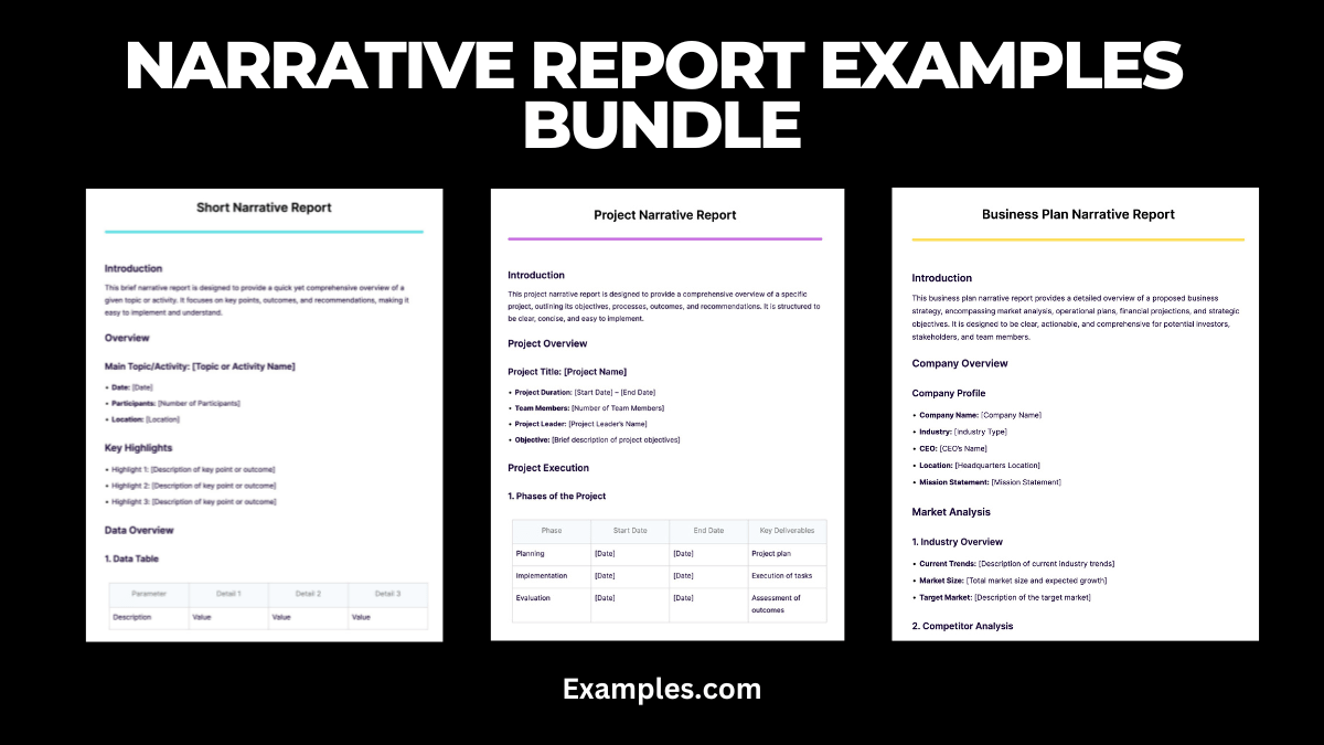 Narrative Report 25+ Examples, Format, How to, Pdf