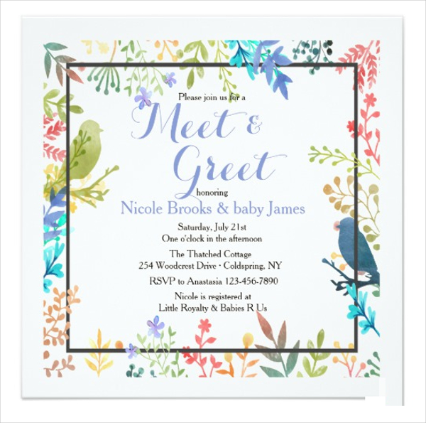 Official Meeting Invitation 14+ Examples, Illustrator, InDesign, Word