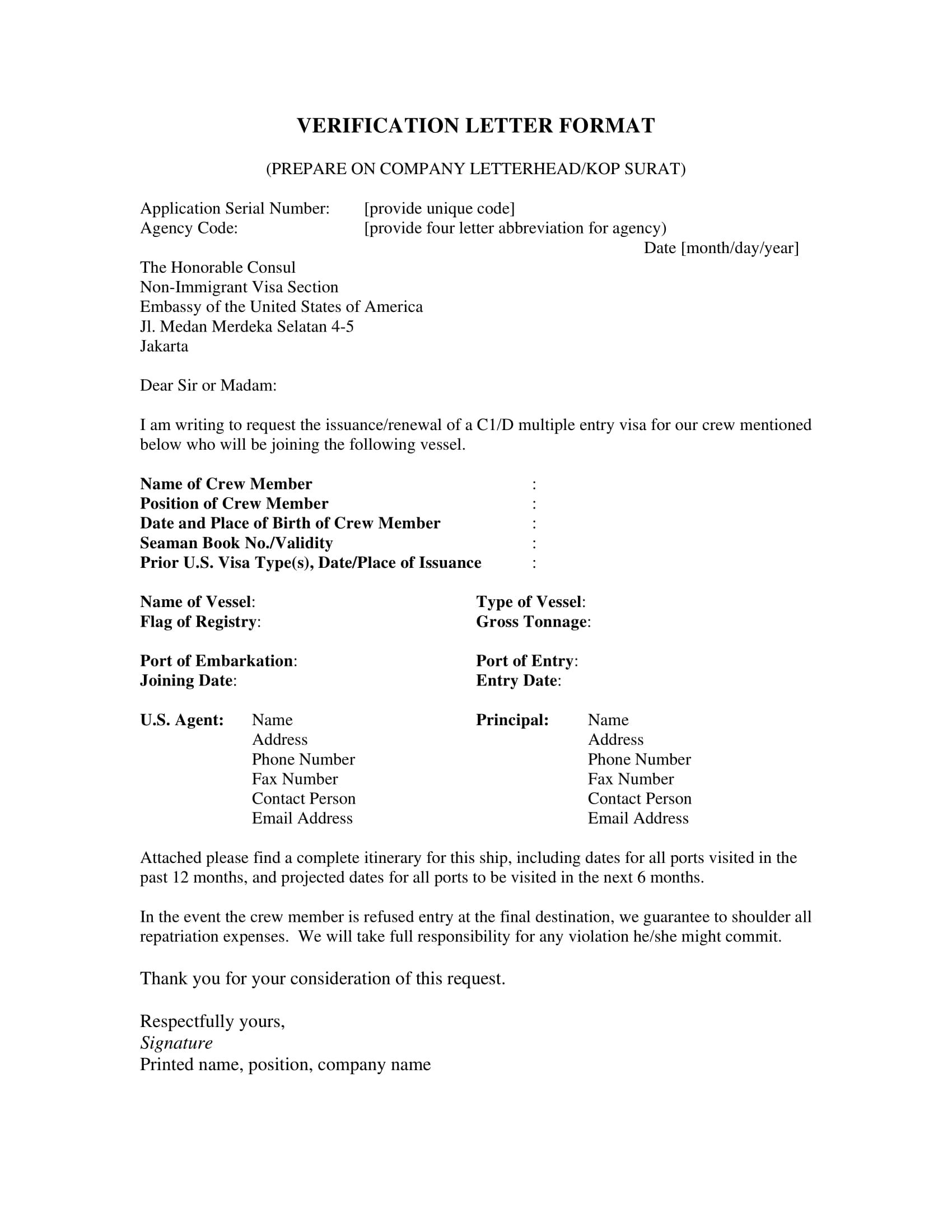 Verification Letter Examples 39+ in PDF Examples