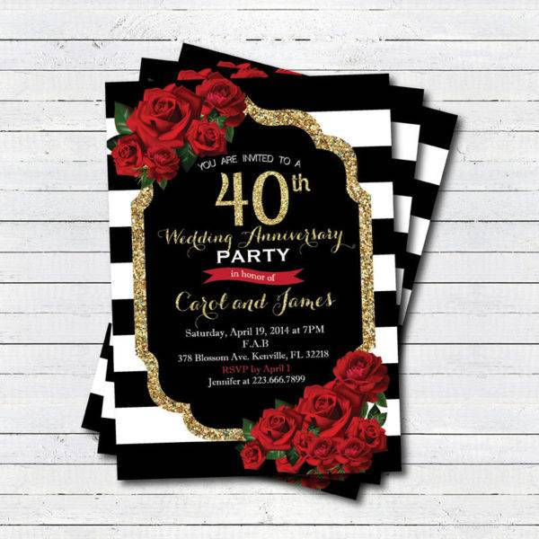 Anniversary Announcement Designs & Examples 13+ PSD, AI Examples