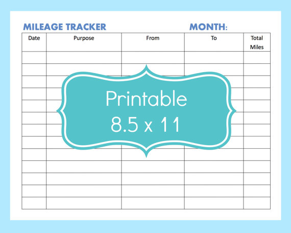 26+ Printable Mileage Log Examples to Download